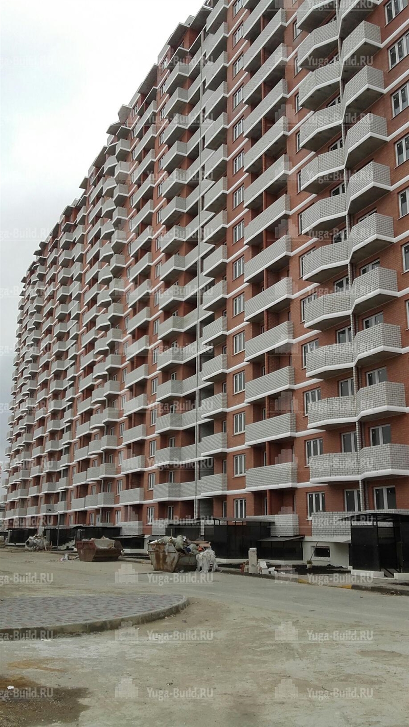 Этапы строительства ЖК Акварели январь 2017